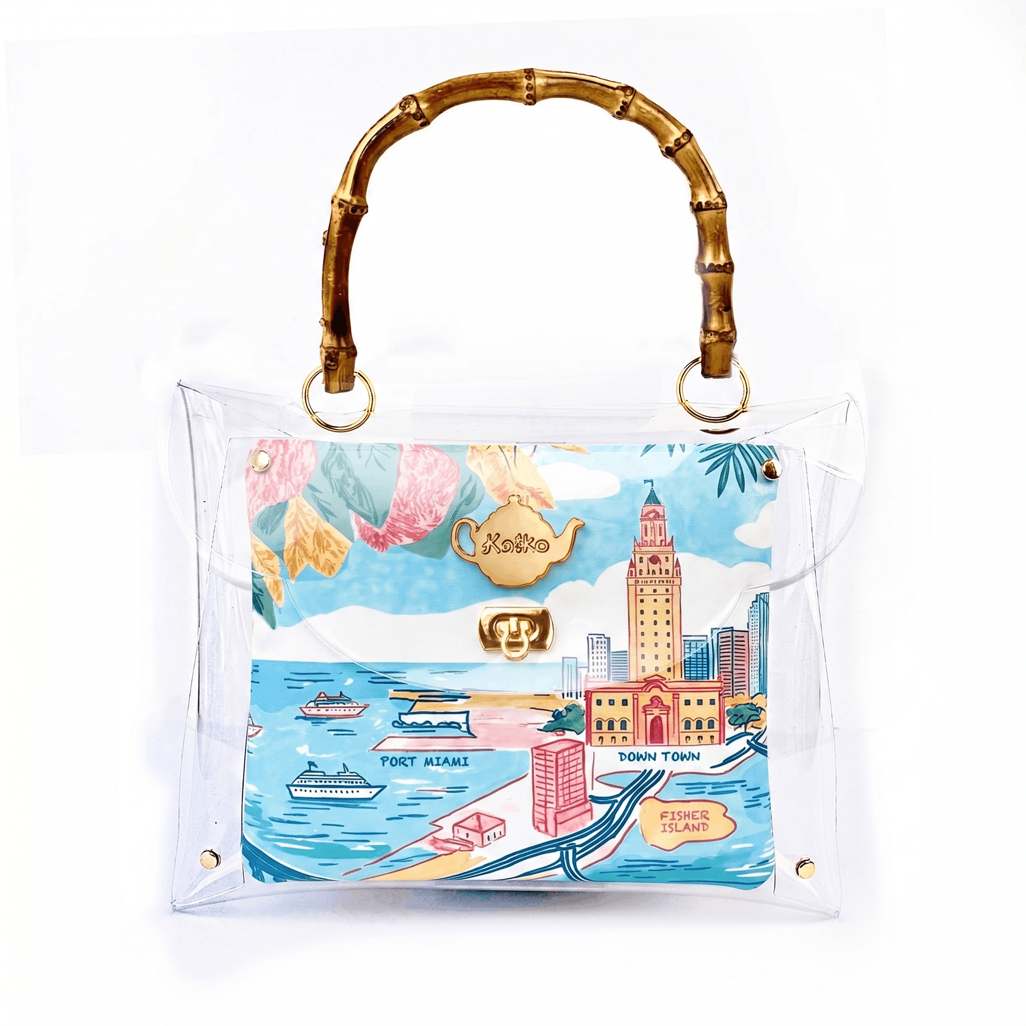 Downtown Miami Bamboo Bag