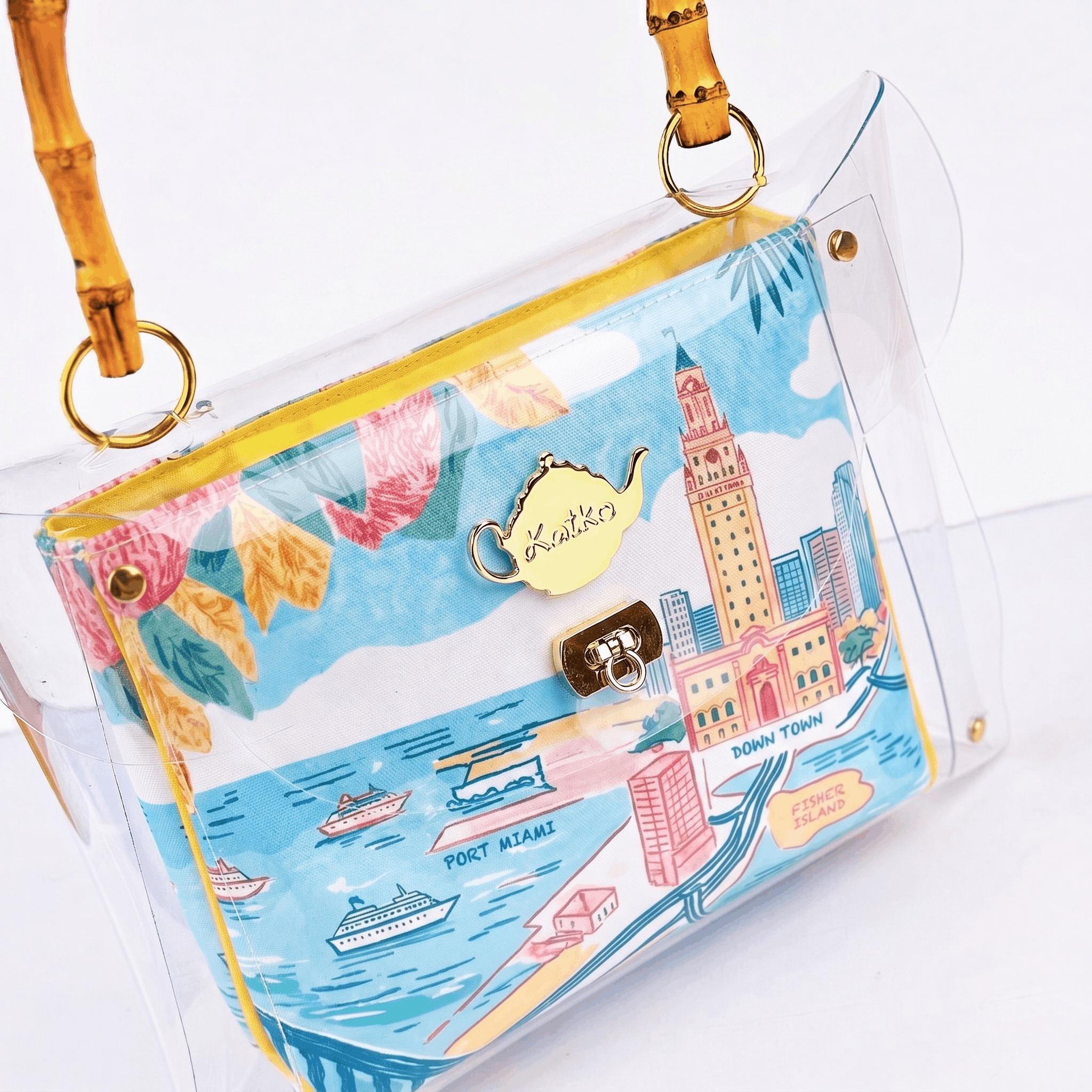 Downtown Miami Bamboo Bag