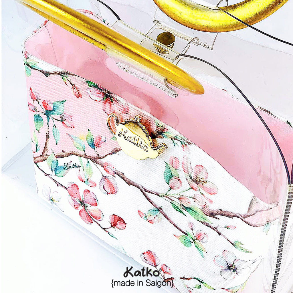 Cherry Blossom Lacquer Bag