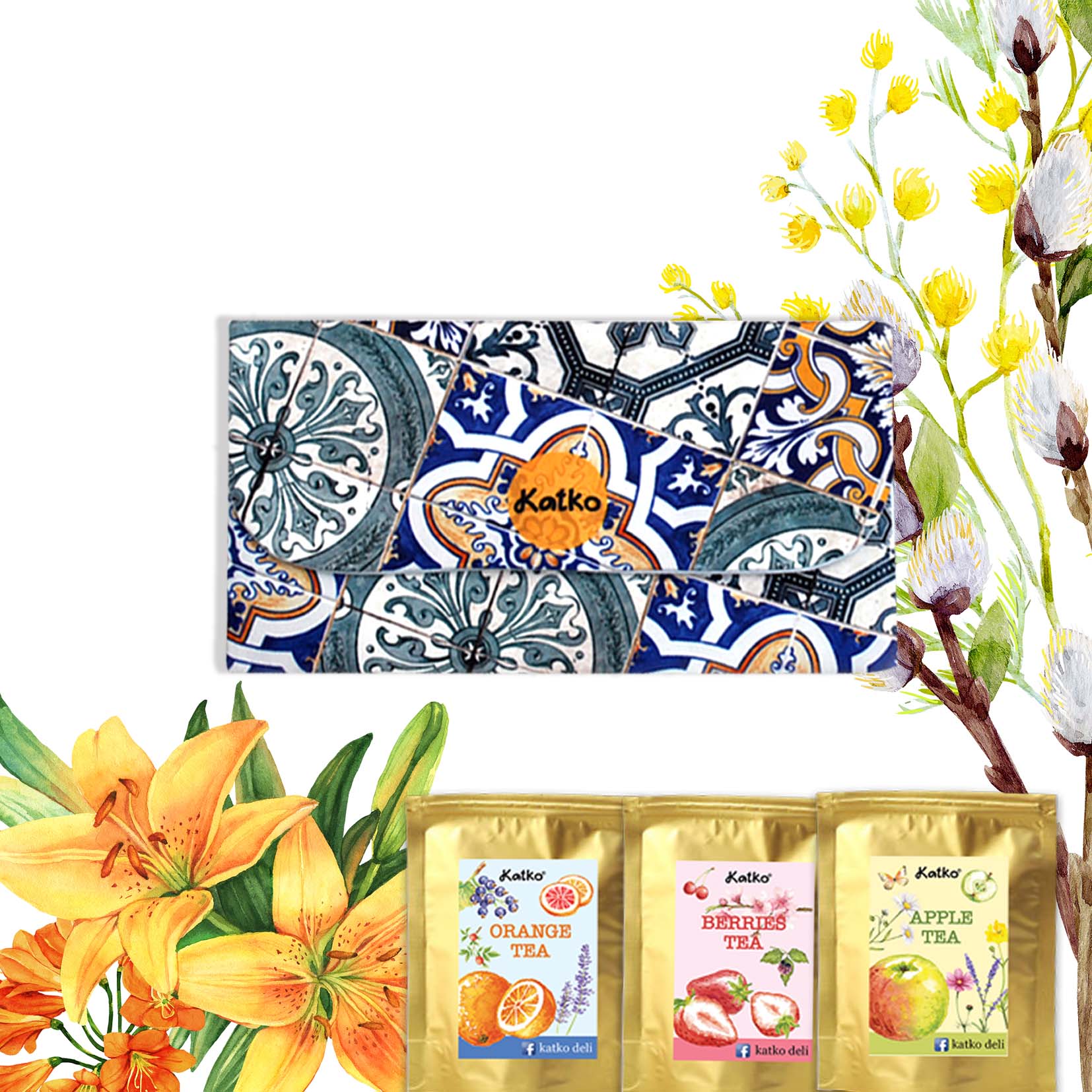 Lisbon Tea Clutch