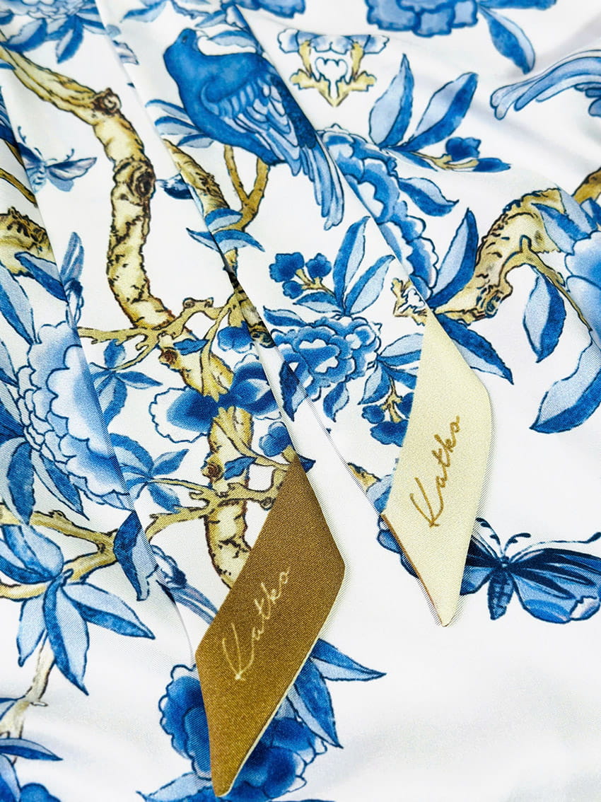 Blue Jardin twilly