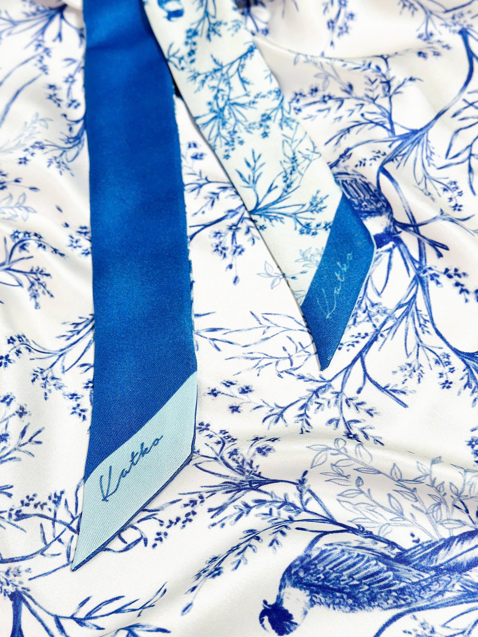 Blue Pastel twilly
